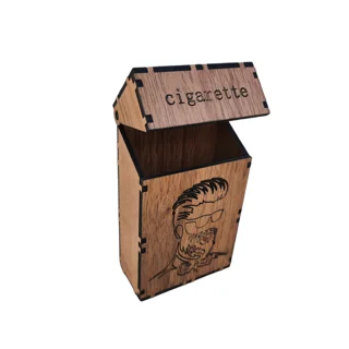 جعبه چوبی سیگار/ جاسیگاری